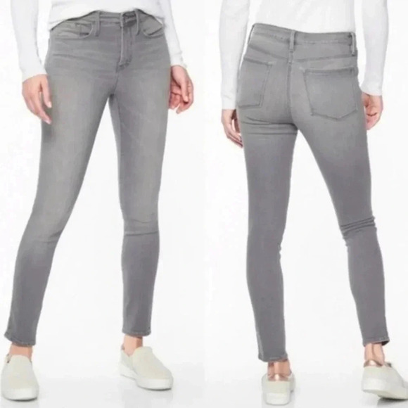 ATHLETA Gray Sculptek Skinny Jeans Size 6 - Picture 2 of 15